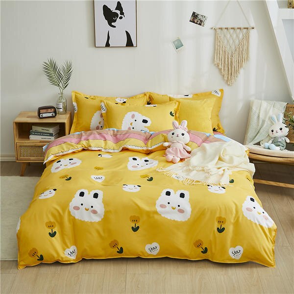 Striped duvet cover